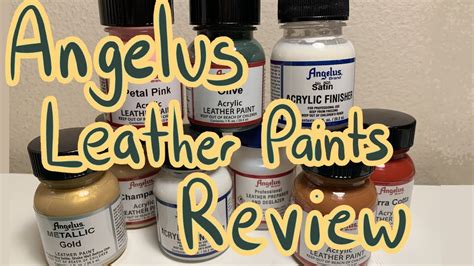 angelus acrylic leather paint|angelus acrylic leather paint instructions.